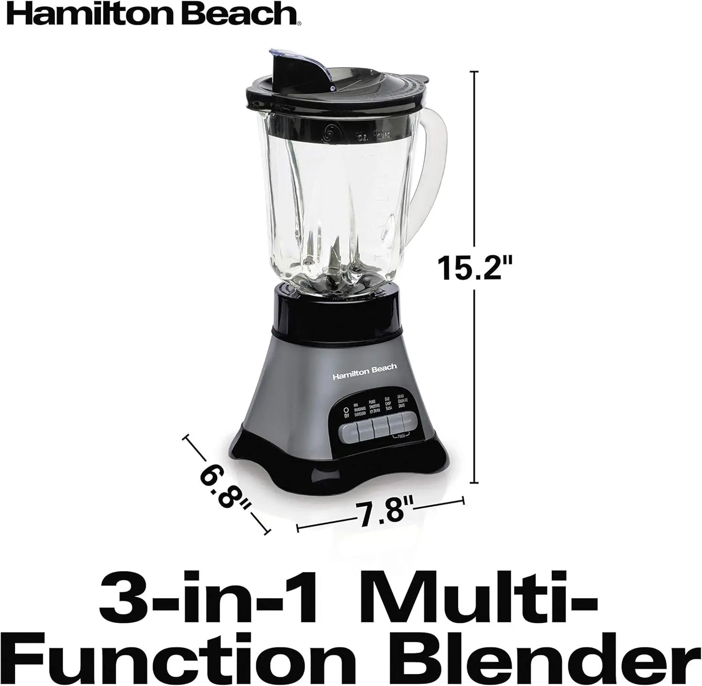 Iosn Blender And Food Processor Combo 700W Chopper