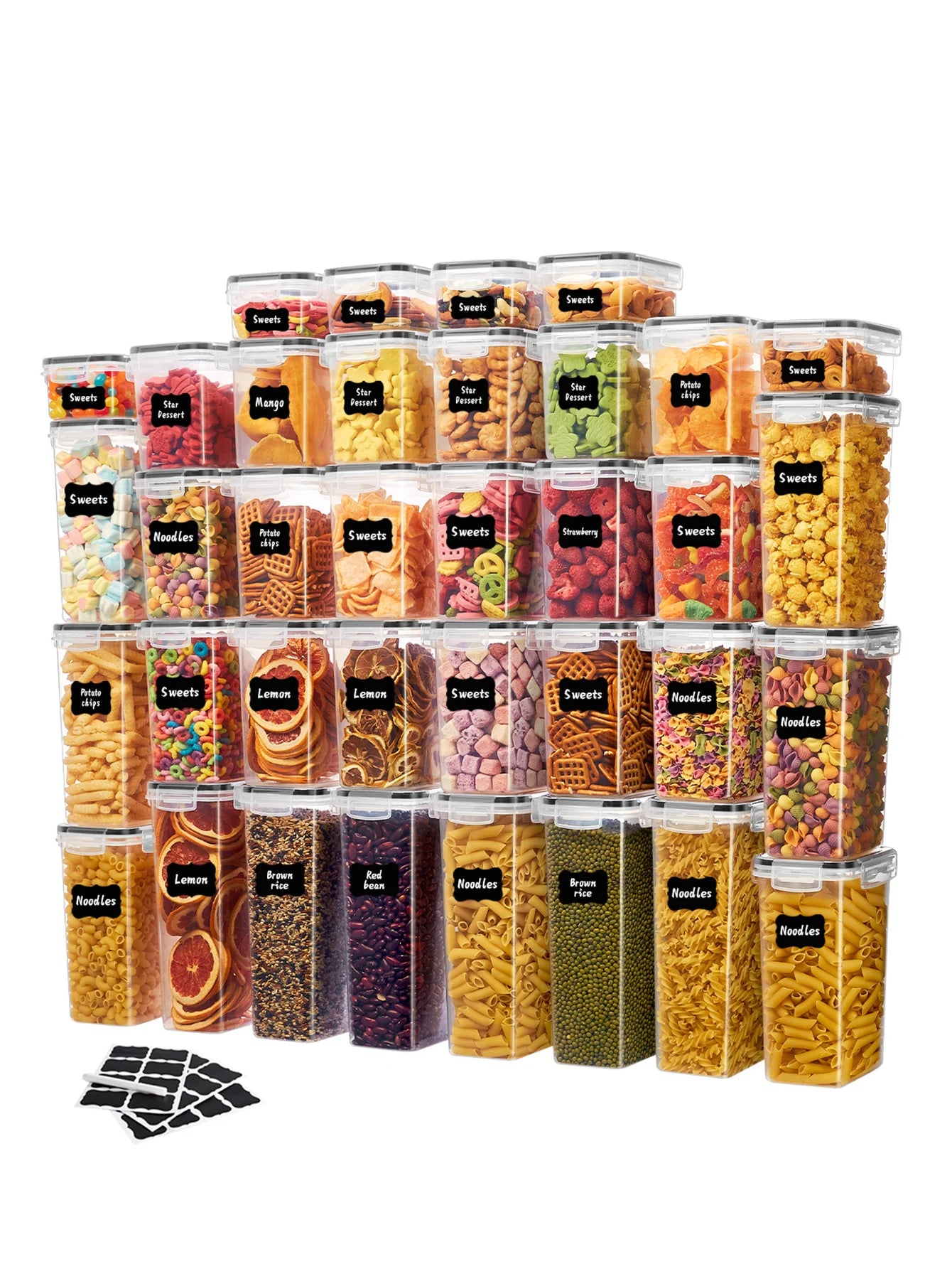 24-Piece Sealed Food Storage Containers With Lids