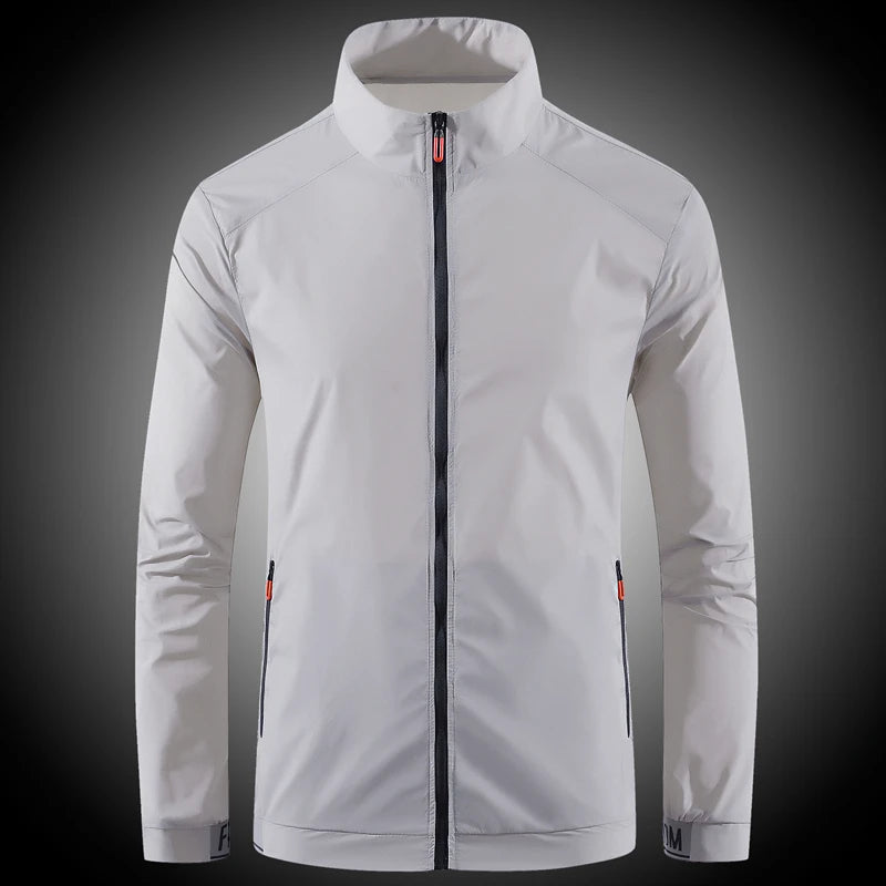 NONECN Men's Ultralight Ice Silk UV Protected Summer Jacket
