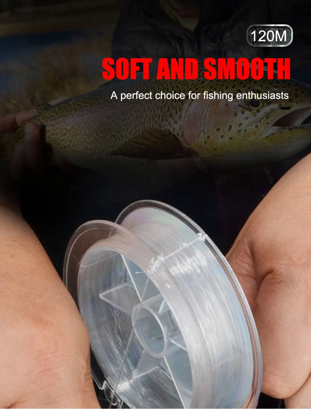 FTK Fluorocarbon Coated Fishing Line Carbon Fiber Leader For Ocean Surfcasting And Freshwater