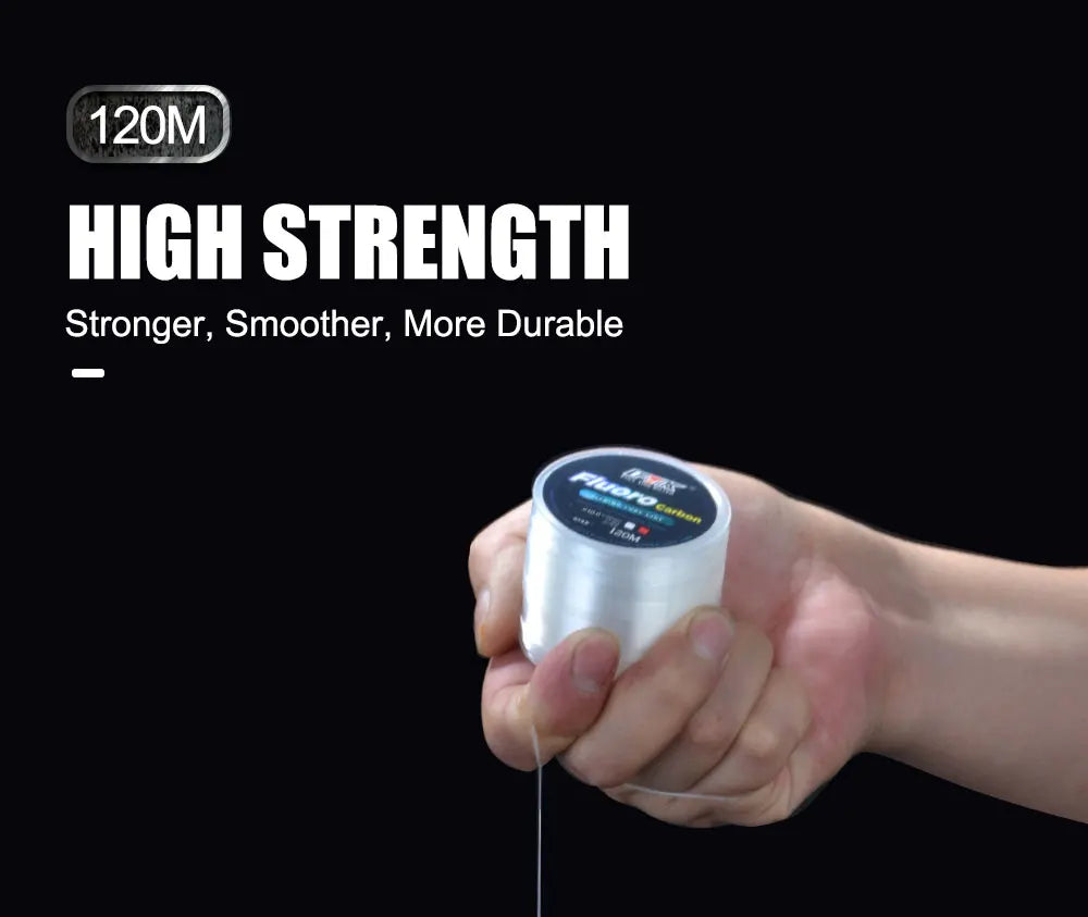 FTK Fluorocarbon Coated Fishing Line Carbon Fiber Leader For Ocean Surfcasting And Freshwater