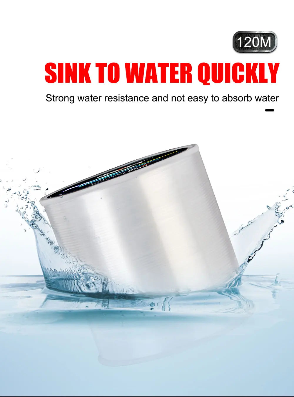 FTK Fluorocarbon Coated Sinking Leader Line For Oceanic FreshwaterFishing Angling
