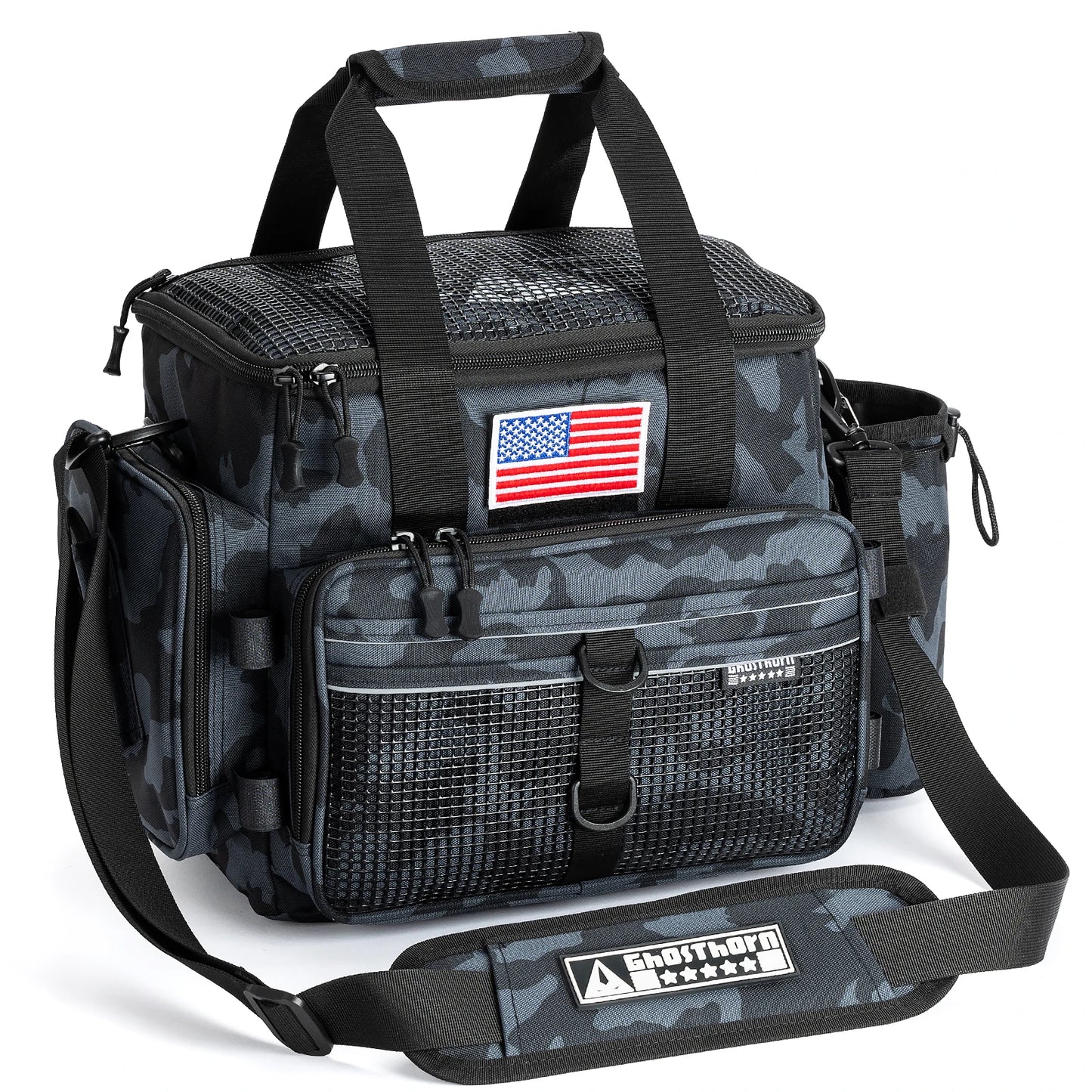 Salt Water Resistant Fishing Tackle Bags Tackle Box Bag For High Capacity Storage