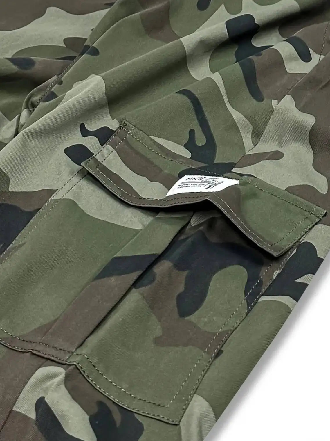 Men's Camouflage Work Shorts With Multiple Pockets For Outdoors