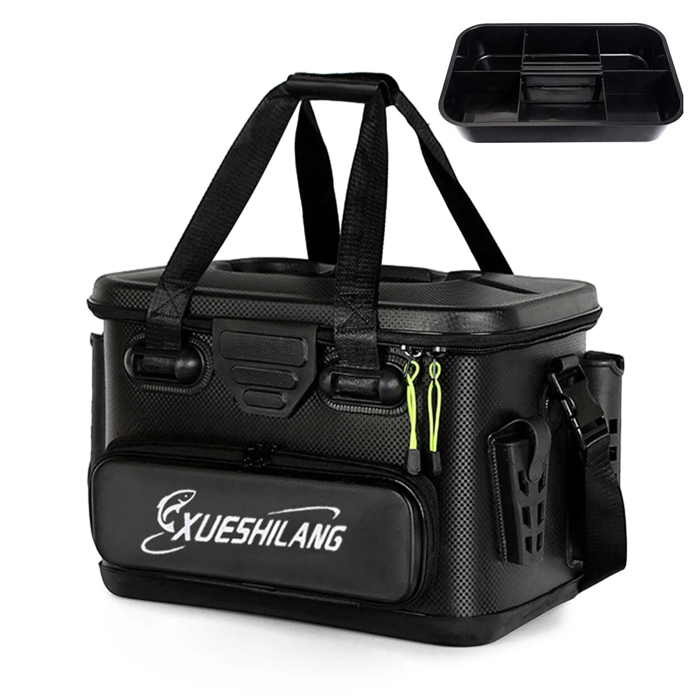 APWIKOGER Fishing Tackle Box Barrel Holder High Capacity StorageAndOrganization