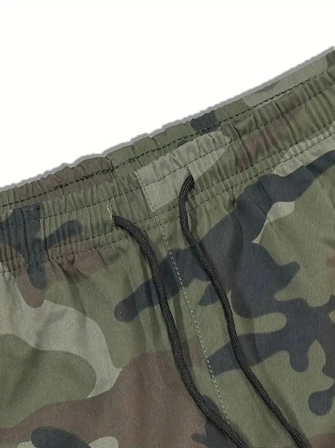 Men's Camouflage Work Shorts With Multiple Pockets For Outdoors
