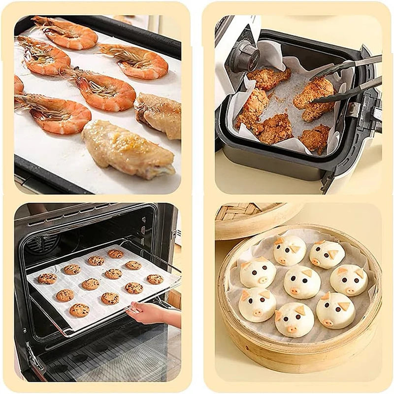 Baking Paper Sheets Pack for Holiday Cookies Nonstick Parchment Paper