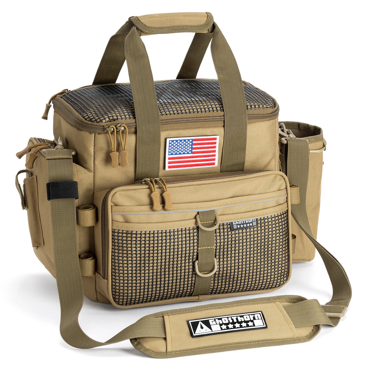 Salt Water Resistant Fishing Tackle Bags Tackle Box Bag For High Capacity Storage