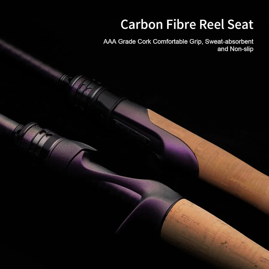 Toray 36 Ton Carbon Spinning And Baitcasting Fishing Rod With Fast Action For Jerkbait Techniques