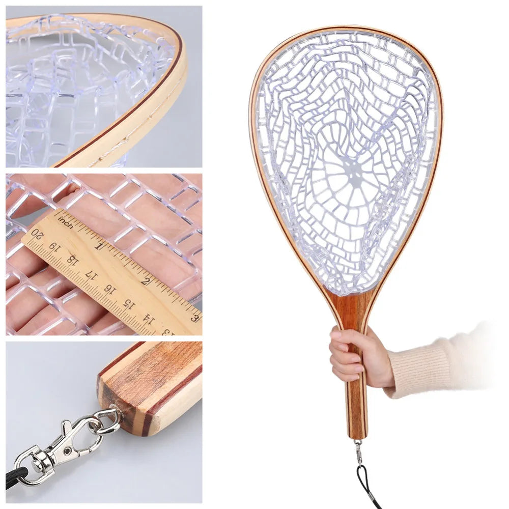 Collapsible Fishing Landing Net With Telescoping Pole Handle