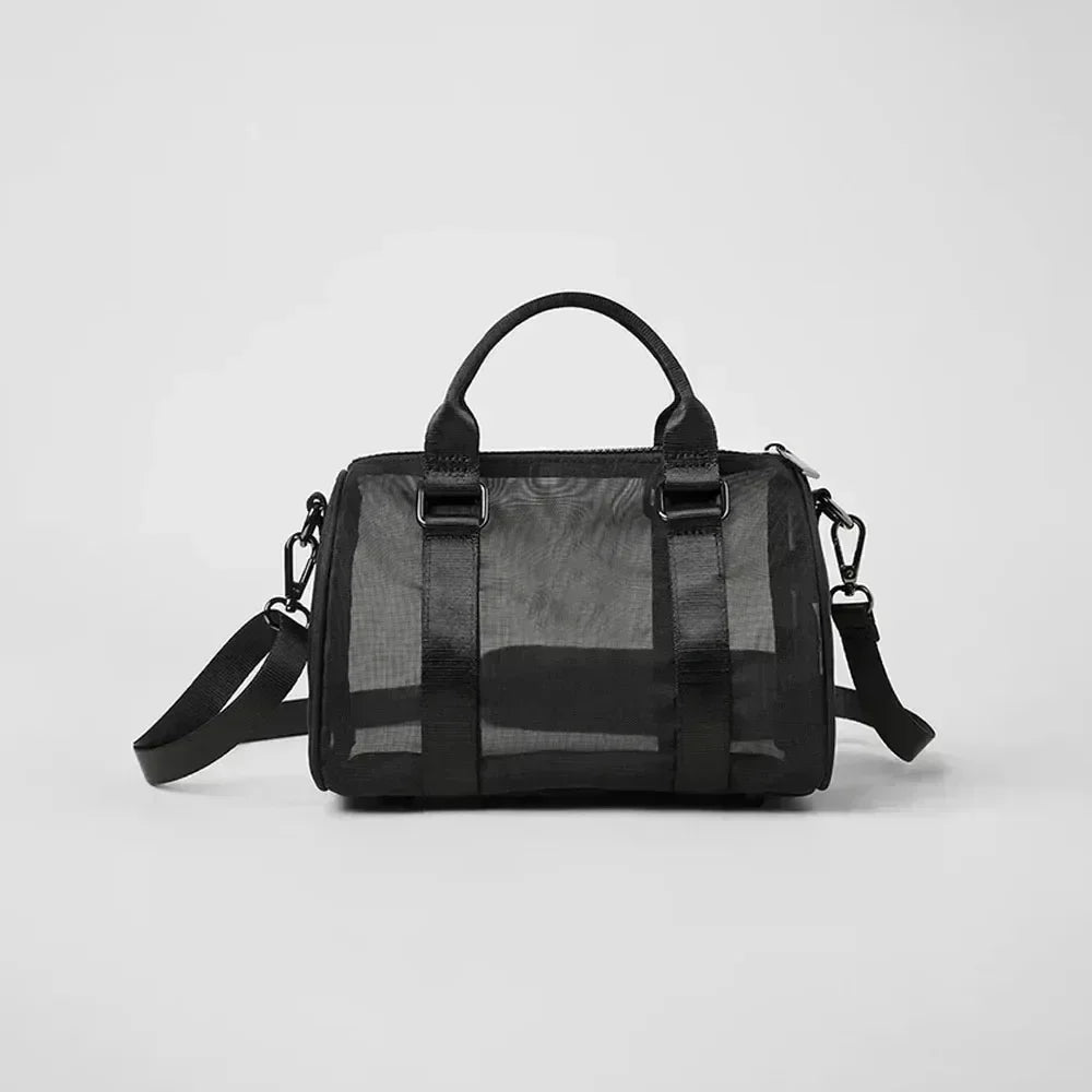 VBCXCN Duffle Yoga Mesh Bag Fitness Gym Tote
