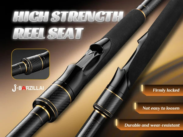 J-BARZILLAI Finesse Carbon Surf Casting Rod For Saltwater