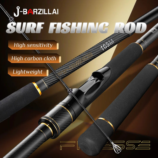 J-BARZILLAI Finesse Carbon Surf Casting Rod For Saltwater