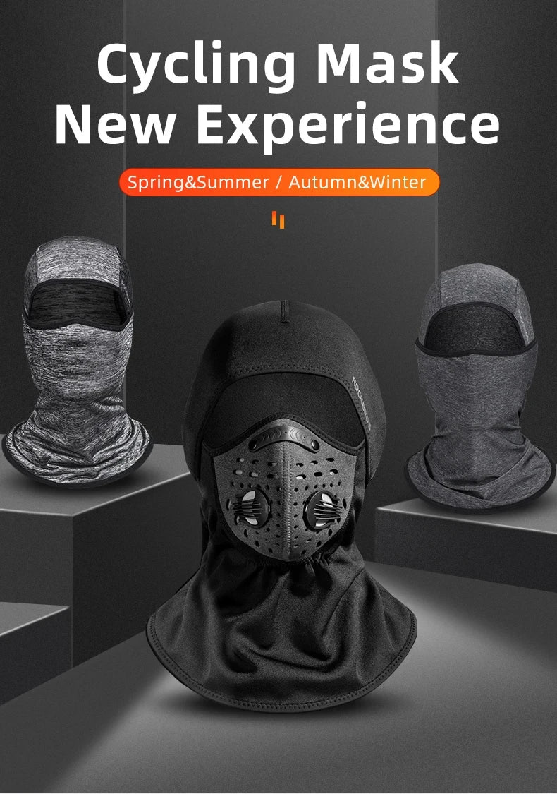 Rockbros Cycling Face Mask Balaclava Winter Warmer for Outdoor Sports