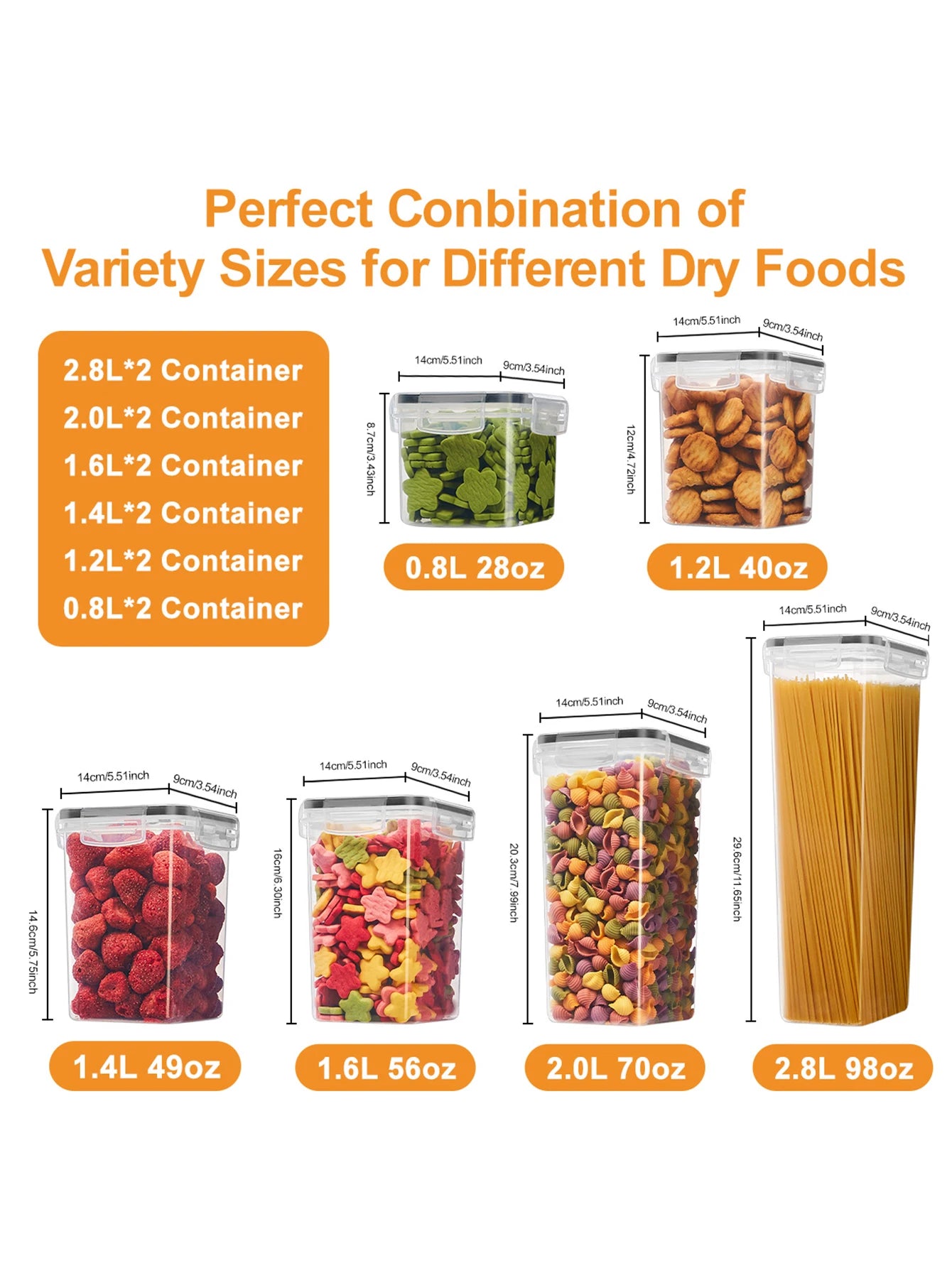 24-Piece Sealed Food Storage Containers With Lids