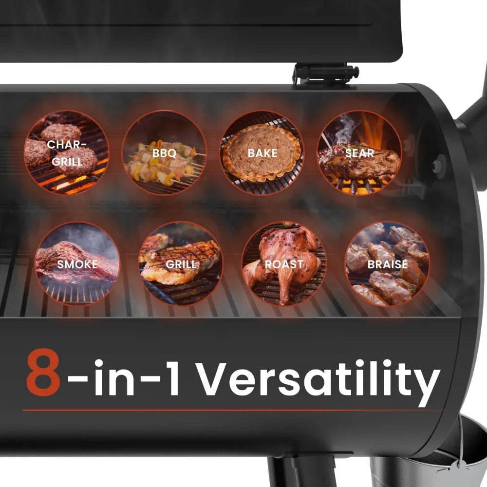 Z Grills ZPG 550B2 Wood Pellet BBQ Grill PID Control