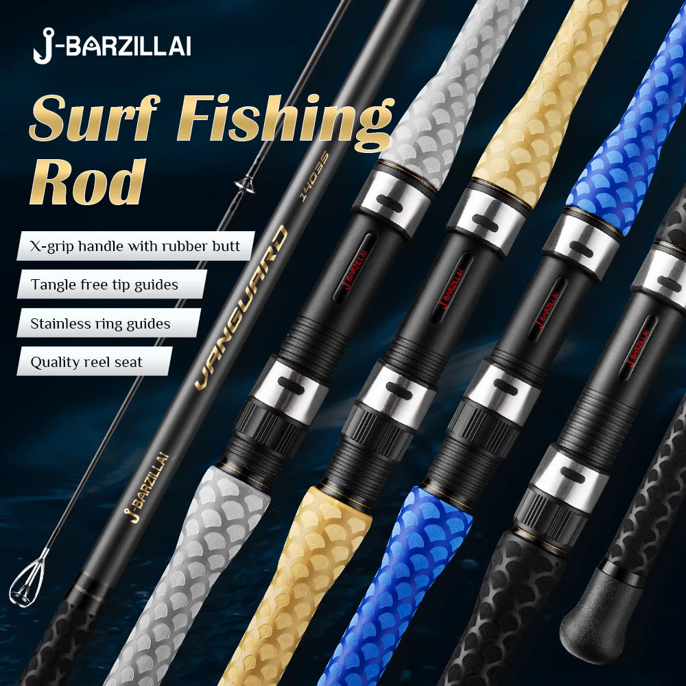 J-BARZILLAI Vanguard Carbon Surfing Spinning Rod Ultra High Sensitivity Graphite