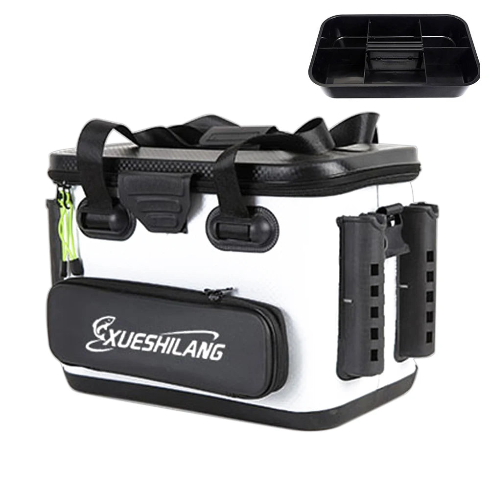 APWIKOGER Fishing Tackle Box Barrel Holder High Capacity StorageAndOrganization