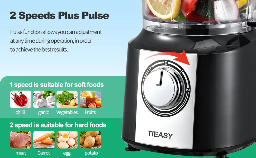 TopStrong 5in1 Electric Food Processor 600W Multifunction Kitchen Appliance
