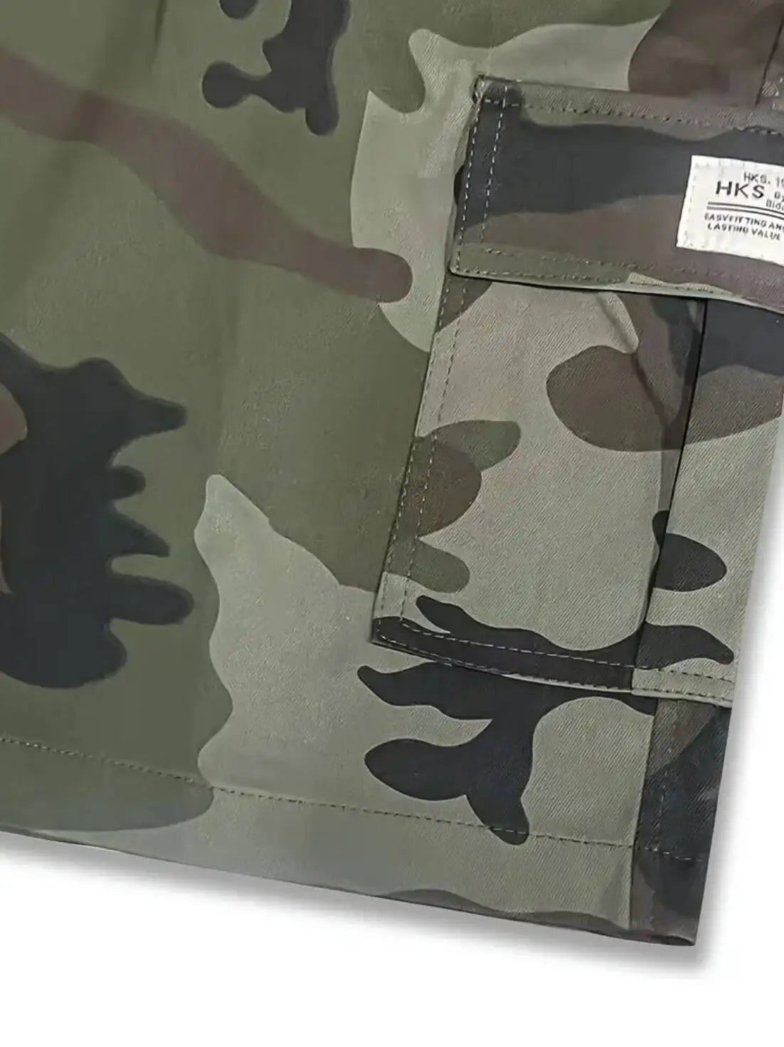 Men's Camouflage Work Shorts With Multiple Pockets For Outdoors