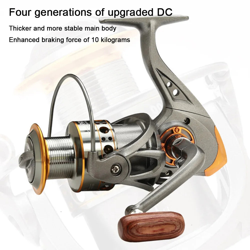 Spinning Fishing Reel CNC Metal Spool Spinning Reel All Purpose Fishing Spinning Reel for Freshwater Saltwater