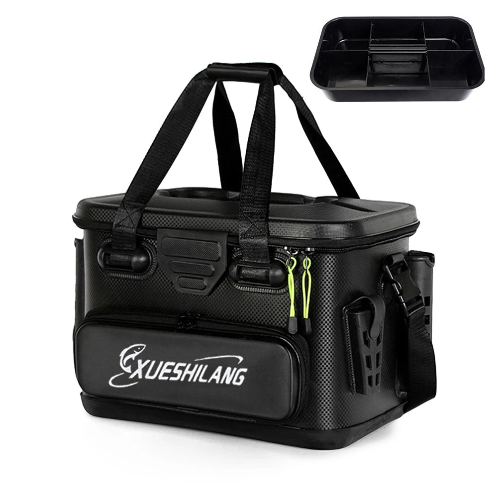 APWIKOGER Fishing Tackle Box Barrel Holder High Capacity StorageAndOrganization