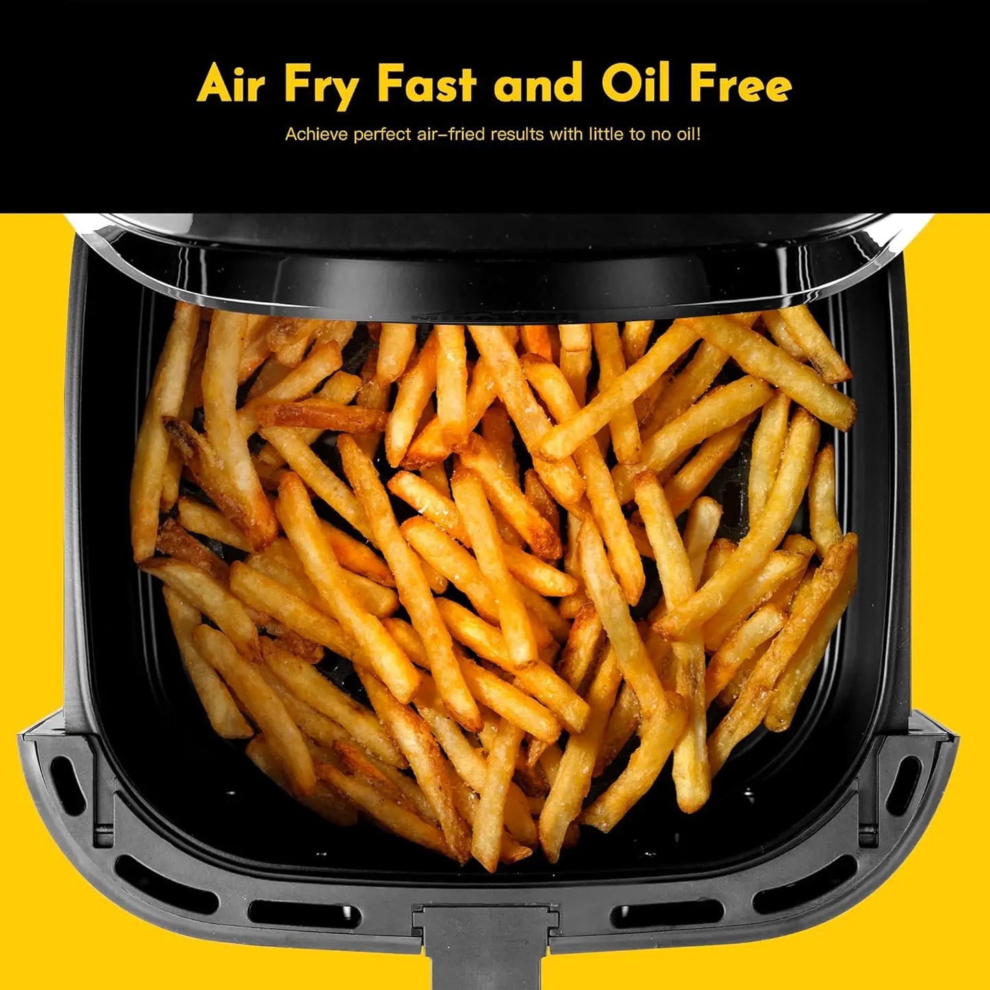 Iosn Stainless Steel Air Fryer With Visual Window And Basket