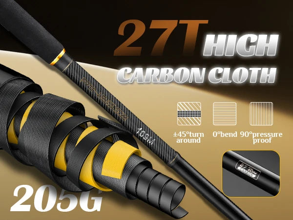 J-BARZILLAI Finesse Carbon Surf Casting Rod For Saltwater
