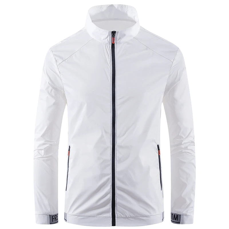 NONECN Men's Ultralight Ice Silk UV Protected Summer Jacket