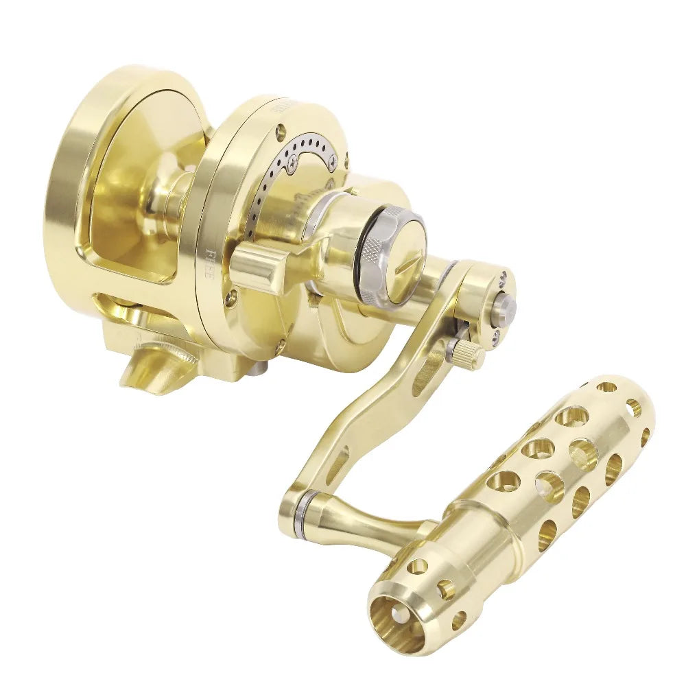 ChannelMay Trolling Reel 2-Speed Lever Drag Saltwater Big-Game Offshore GearProPlus