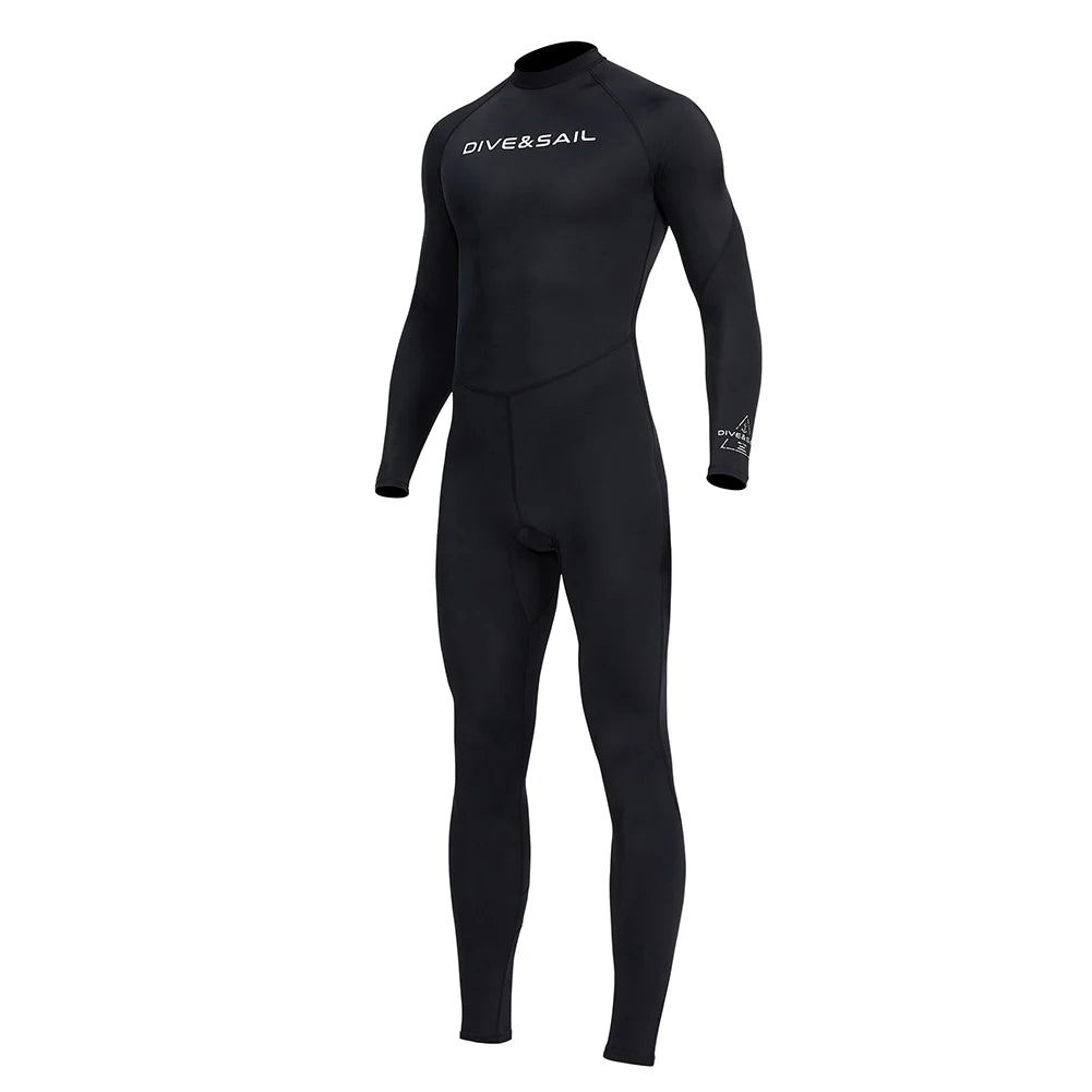 Alloet Men Long Sleeve Wetsuit for Diving Sunscreen Protection Snorkeling Surfing