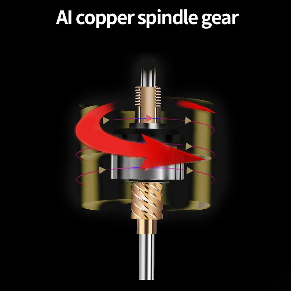 Spinning Fishing Reel CNC Metal Spool Spinning Reel All Purpose Fishing Spinning Reel for Freshwater Saltwater