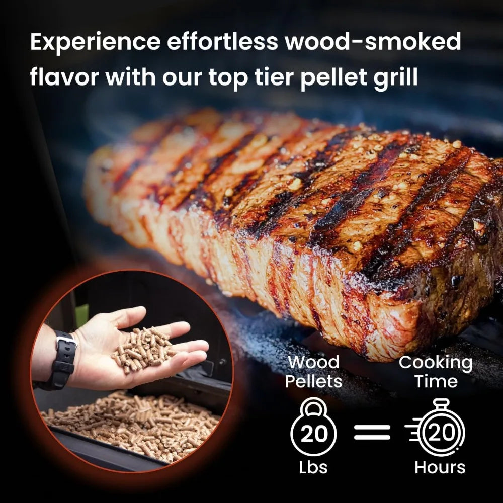 Z Grills ZPG 550B2 Wood Pellet BBQ Grill PID Control