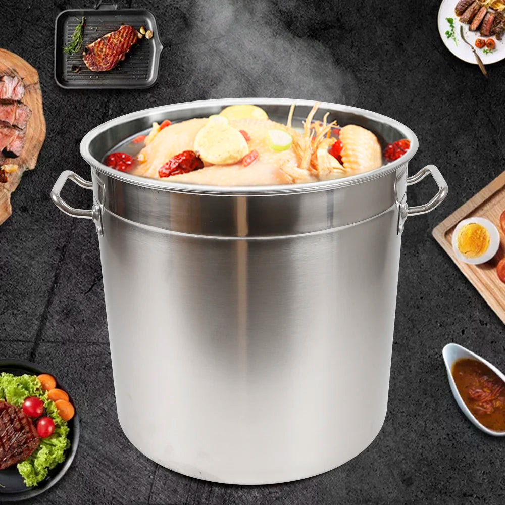 Multipurpose Thickened Stainless Steel Soup and Stock Pot with Lid