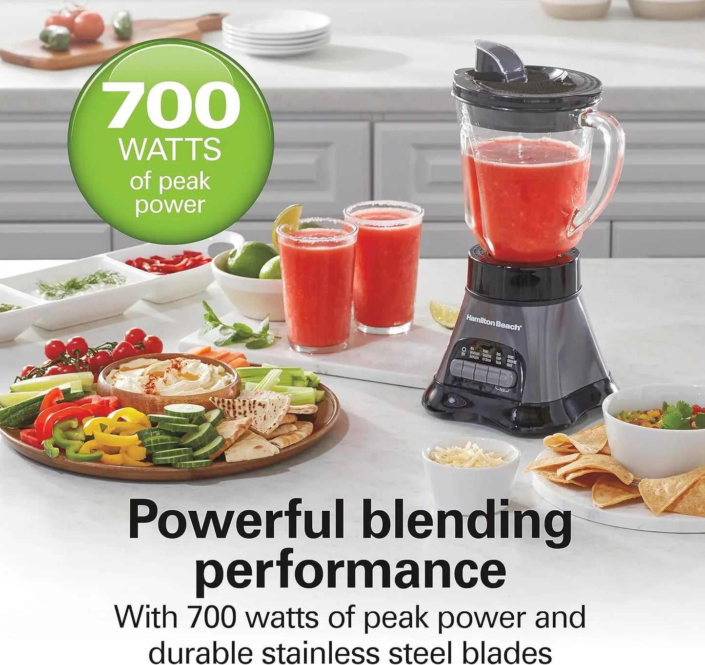 Iosn Blender And Food Processor Combo 700W Chopper