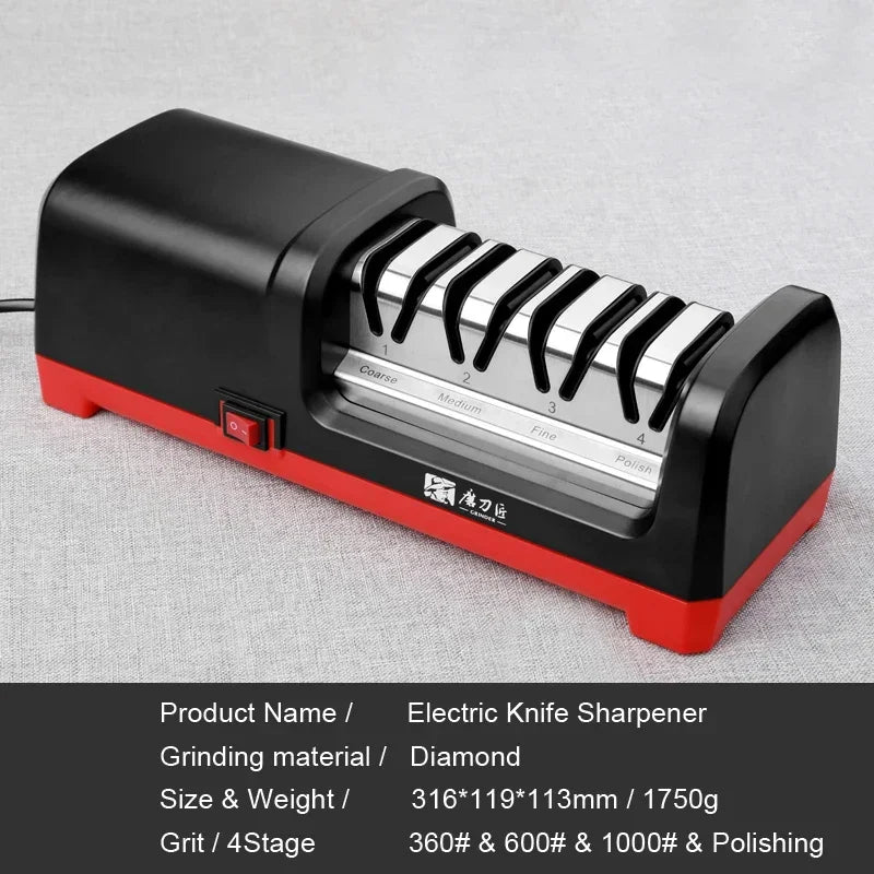 Yoyal 4 Stage Diamond Electric Knife Sharpener TG2102