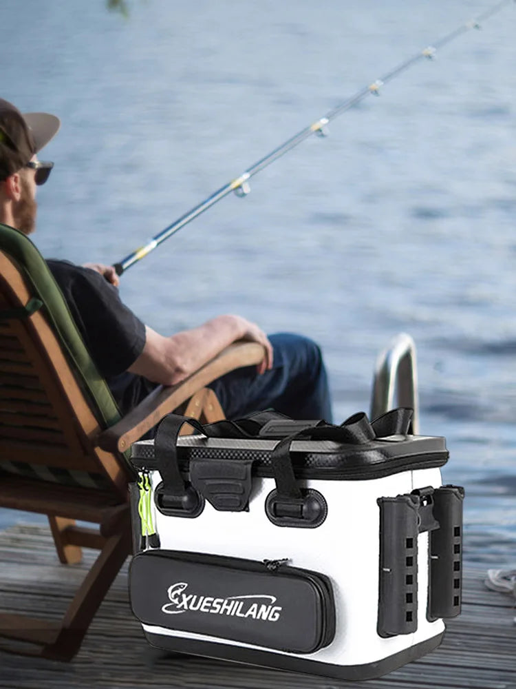 APWIKOGER Fishing Tackle Box Barrel Holder High Capacity StorageAndOrganization