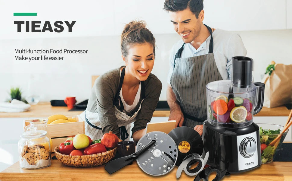 TopStrong 5in1 Electric Food Processor 600W Multifunction Kitchen Appliance