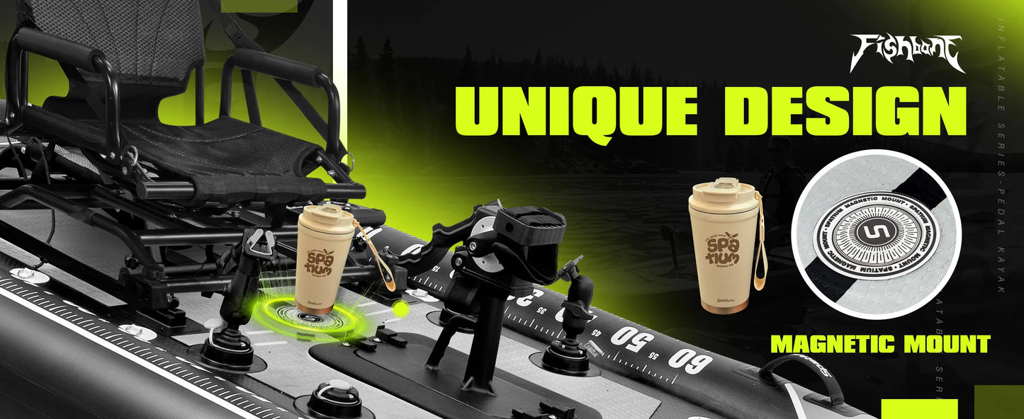 Spatium Fishing Kayak Pedal Drive Power System Sit On Top