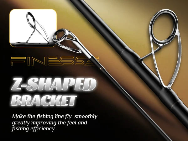 J-BARZILLAI Finesse Carbon Surf Casting Rod For Saltwater