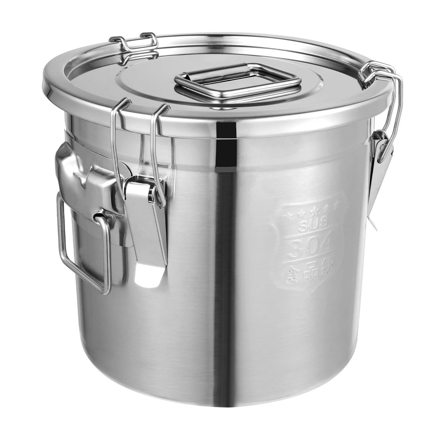 StainlessSteel CerealStorage Container AirtightSealed For AllPurposeFlour Premium Kitchen Organization Solution