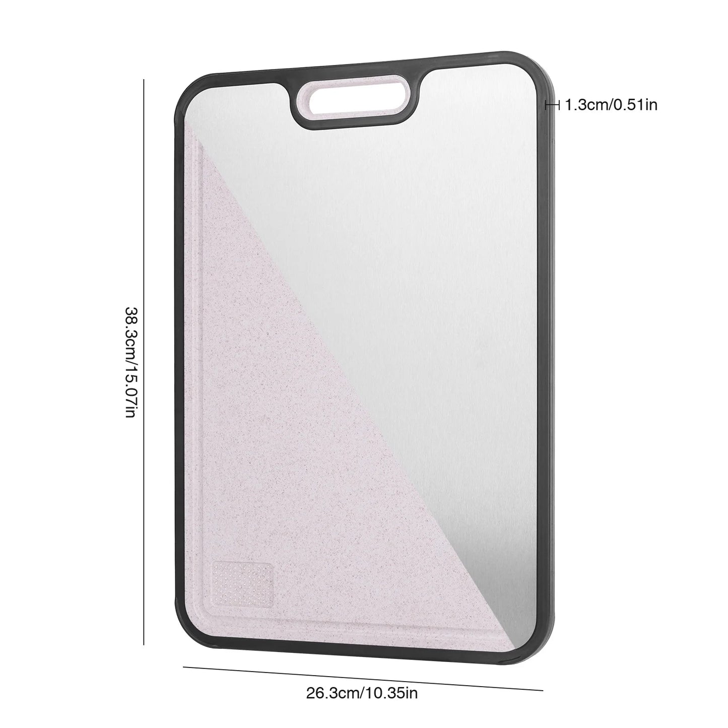 APWIKOGER Double Sided Titanium Cutting Board Food Grade Wheat Straw PP