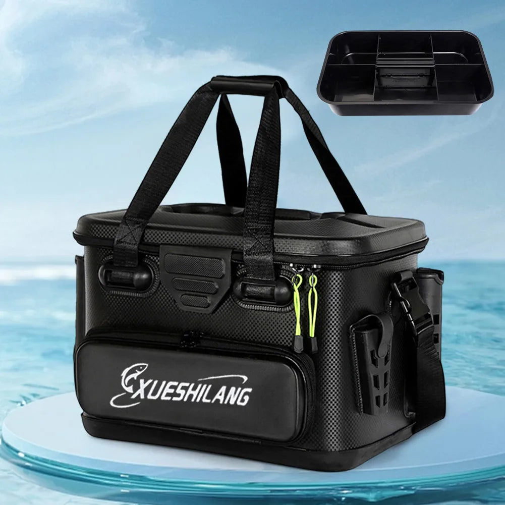APWIKOGER Fishing Tackle Box Barrel Holder High Capacity StorageAndOrganization