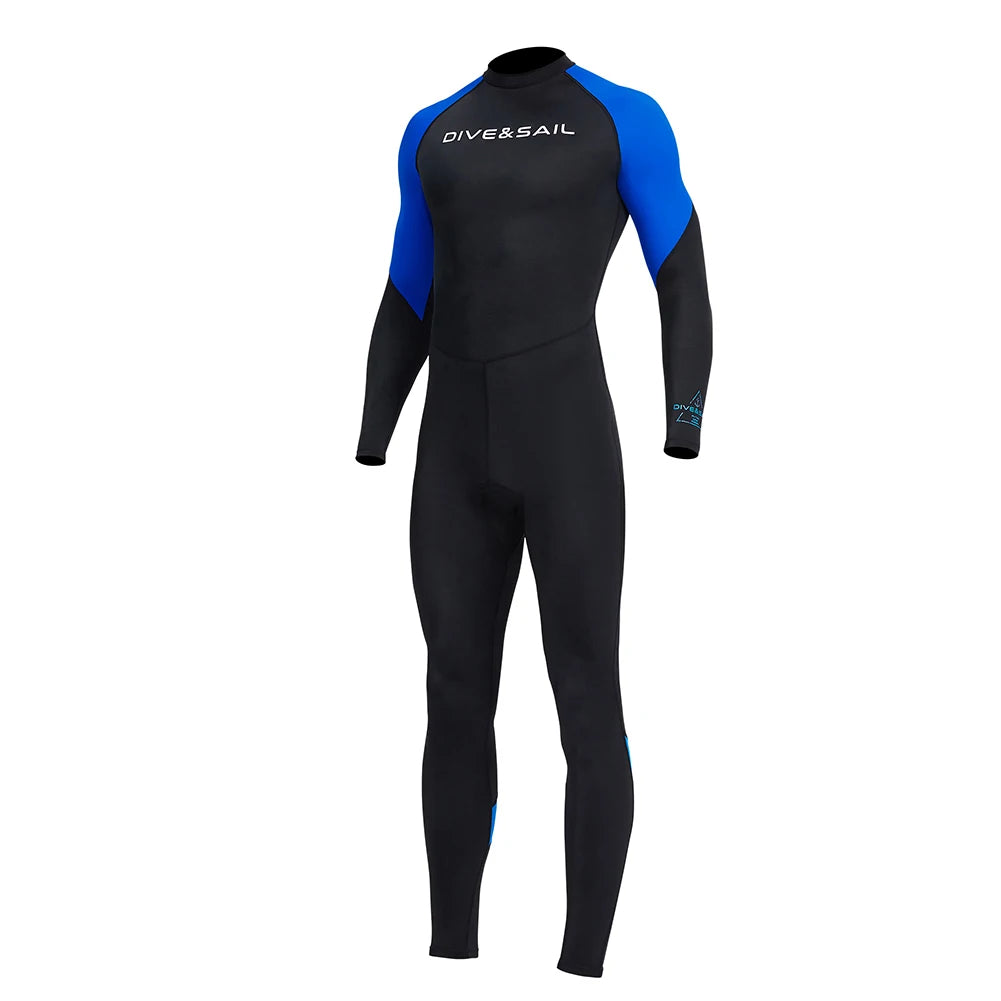 Alloet Men Long Sleeve Wetsuit for Diving Sunscreen Protection Snorkeling Surfing