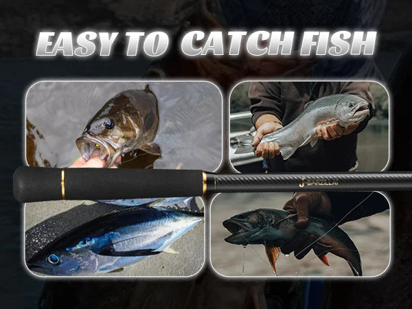 J-BARZILLAI Finesse Carbon Surf Casting Rod For Saltwater