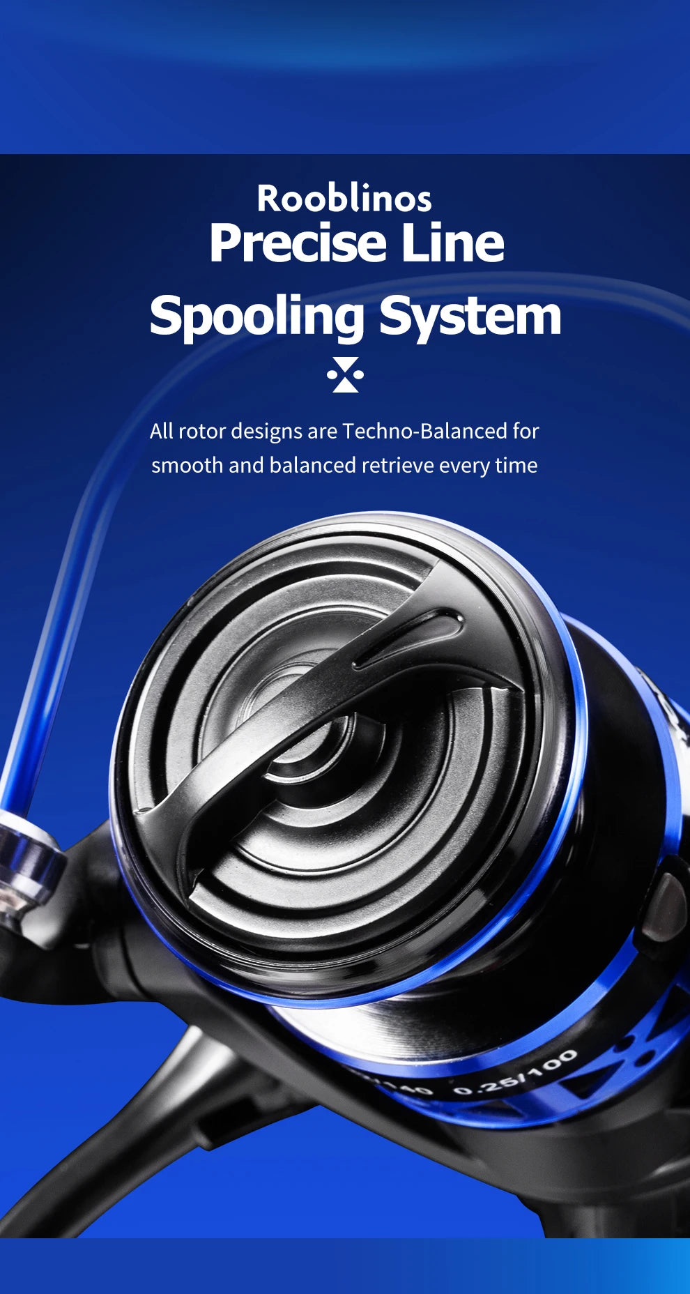 Rooblinos Easting Spinning Fishing Reel