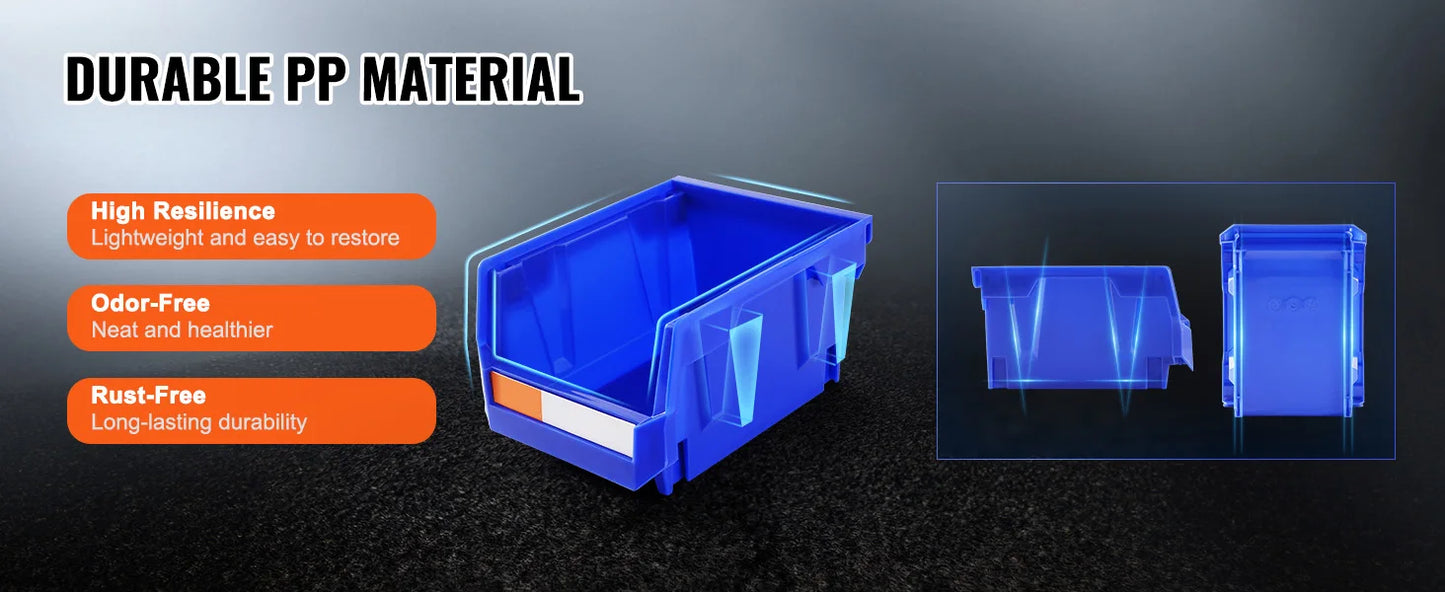 24 Pack Stackable Storage Bins Organizer For Garage