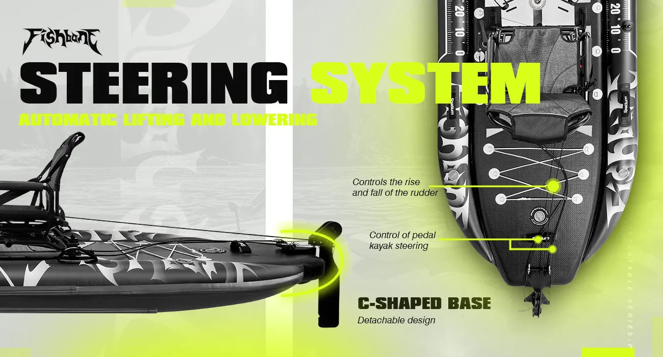 Spatium Fishing Kayak Pedal Drive Power System Sit On Top
