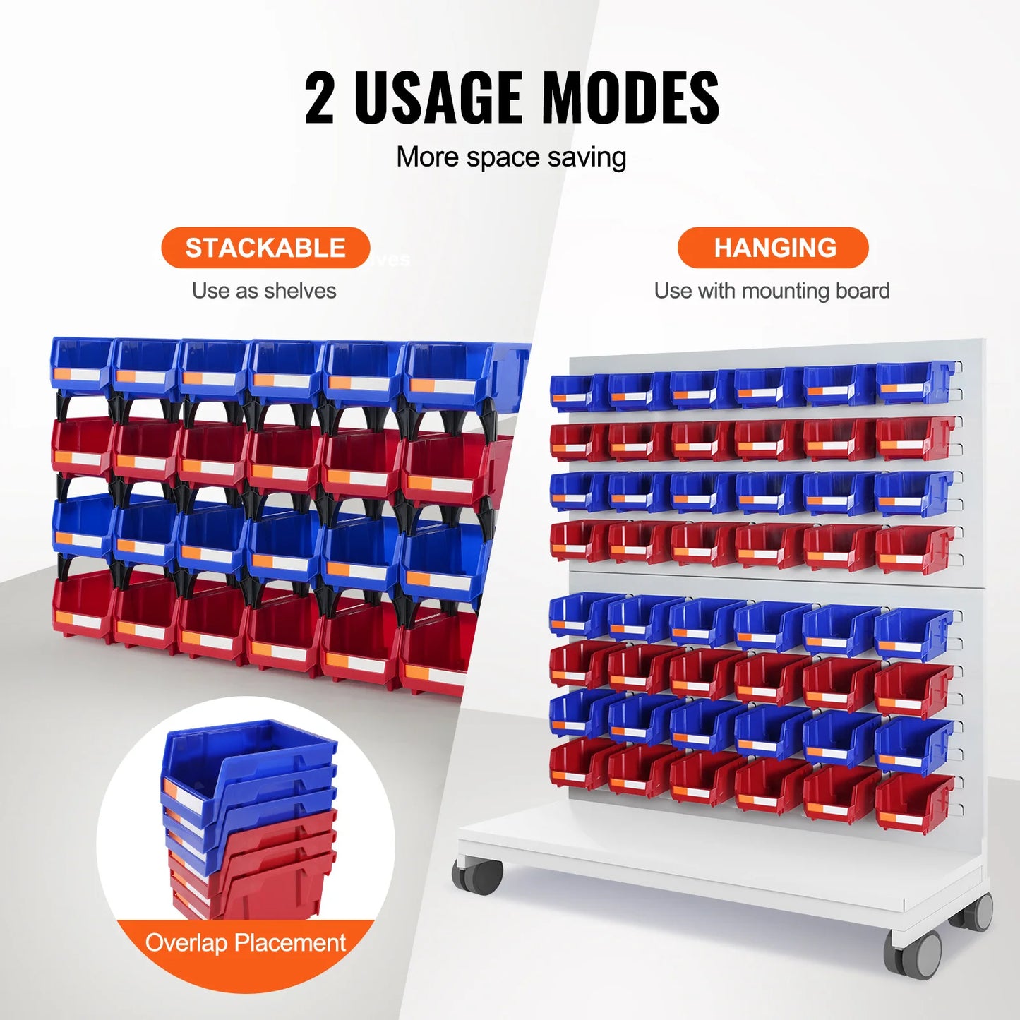 24 Pack Stackable Storage Bins Organizer For Garage