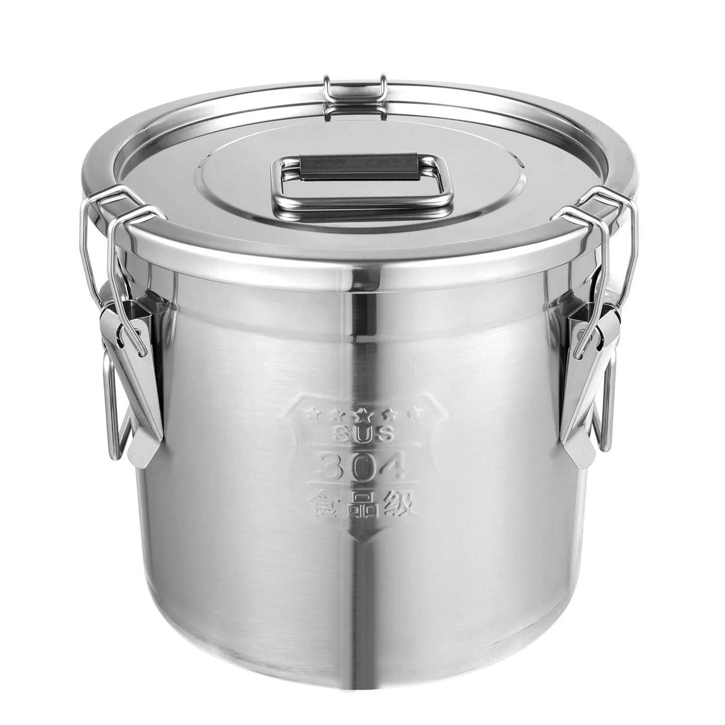 Stainless Steel Cereal Storage Container Airtight Durable Corrosion Resistant Kitchen